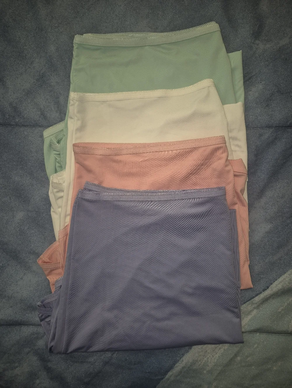 NEW Underwear Panty NWOT Sz 12. Qty 4. w/out Package Blue Peach White Mint Green - Picture 16 of 16
